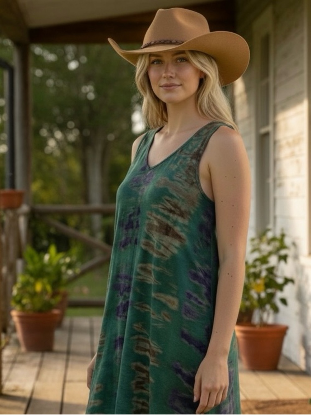 Jaded Gypsy Tie Dye Dress - Boho - NWT